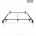 STRUCTURES STEELOCK Hook-In Headboard-Footboard Heavy Duty Steel Bed Frame - Metal Bed Rails - Twin