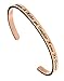 Kendasun Jewelry The Love Between A Mother and Daughter Knows No Distance Inspirational Messaged Cuff Bracelet Bangle (Rose Gold)