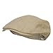 e4Hats.com Men's Linen Summer Ivy Cap - Khaki S-M