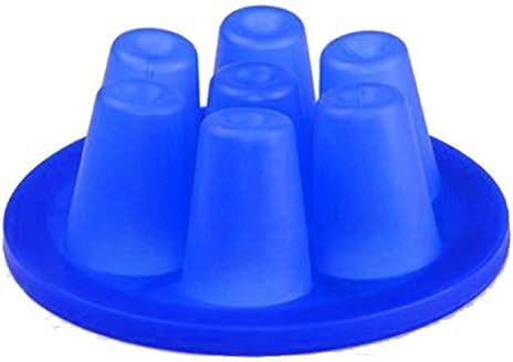 EDIY Heat Press Mug Clamp - 3D Sublimation Silicone Mug Wrap Clamp 1.5 OZ Short Wine Glass Print 7pcs Cups One Time For Heat Transfer Vacuum Machine