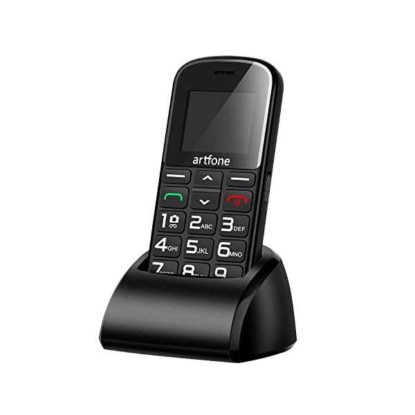 Artfone-CS182-Big-Button-Mobile-Phone-Senior-Unlocked-Mobile-Phone-with-Dock-and-1400mAh-Battery artfone CS182 Big Button Mobile Phone, Senior Unlocked Mobile Phone with Dock and 1400mAh Battery.