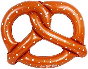 Tuk789 VIP Balloon Pool Party Giant Pretzel Swim Fun Inflatable Floating Seat, 60" Diameter