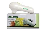 Vacuum sealer by Vacuumcase, Handled Vacuum Sealer, Seal And Store Food Or Waterproof Your Documents Fast And Easy, With 5 Free Reusable Zipper Lock Bags