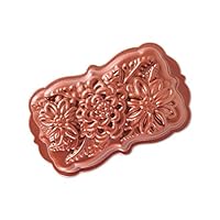 Nordic Ware 93148 Wildflower Loaf Pan, One Size, Copper