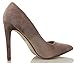 Delicious Women's Cindy Pointy Toe Velvet Single Sole Classic Pump