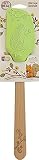 Talisman Designs Silicone Spatula With Solid Beechwood Handle, Embossed And Laser Etched Woodland Collection Art, 12