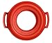 New Metro Design Caddy Microwave Plate, 10 1/2-inches, Red