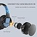 2020 BEJOY Active Noise Cancelling Headphones, Bluetooth 5.0 with CVC Dual-Mic Noice Reduction, 40mm HiFi Drivers with 30H Play Time, Fitting Protein Ear Pads and Headband for Commuting and Travelthumb 2