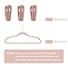 Trgowaul Blush Pink Velvet Hangers Clips, Pants Hangers Velvet Clips, Strong Finger Clips Perfect for Thin Velvet Hangers (20 Pcs, Blush)