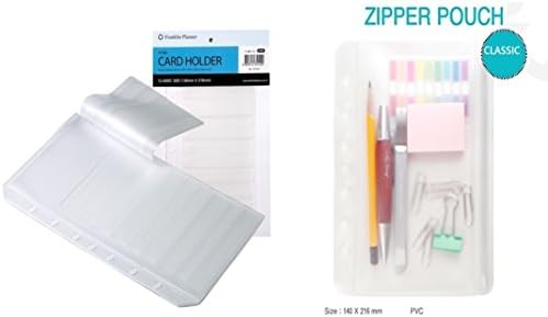 Franklin planner Value Pack (Classic_Zipper pouch,Card holder)