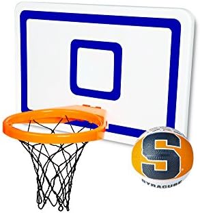 Trampoline XL Mini Basketball Hoop CLAMP ON with NCAA BALL CHOICE by VersaHoop: Trampoline, Boat, Pontoon, Pop Up Tent, Beach, Tailgate, Tennis Court, RV Ladder…