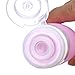 On the go Silicone Travel Bottle Set - Wide Opening: Easy to Fill, Flip Cap: Easy to Dispense, Soft Silicone: Easy to Squeeze, Label and See Through Body: Easy to Identify,Leak Proof Design: Less Mess - Best Travel Accessories Bottles (Tube 2.8OZ)