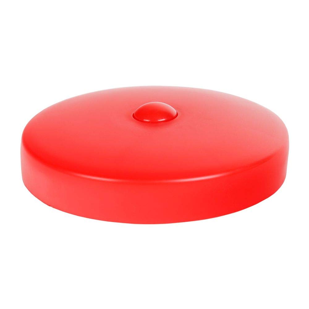 10 x Post Caps Red Round Plastic 121 mm