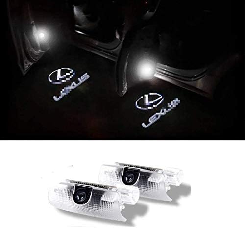 AMINEY Car Door LED Lighting Entry Ghost Shadow Projector Welcome Lamp Logo Light for Lexus RX/ES/GX/LS/LX/IS Series (2 Pack)