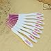 WIN Crochet Hooks Set,8 Pcs Plastic Aluminum Crochet Handles Needles Sweater Weave Knitting Tools (Pink)