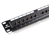 Cable Matters UL Listed Rackmount or Wall Mount 24 Port Cat6 Patch Panel (Cat 6 RJ45 Patch Panel)