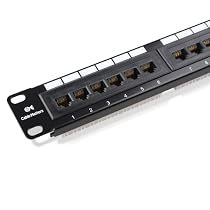 Cable Matters Rackmount or Wallmount 24-Port Cat6 RJ45 Patch Panel