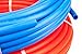 1/2-Inch Pex Tubing Combo - 100' Blue 100 Feet Red Flexible Tubing - 200 Feet of Water Polyethylene Tube Pipes - Non-Barrier Flexible Flow Coil Pipe - PEX-B 1/2