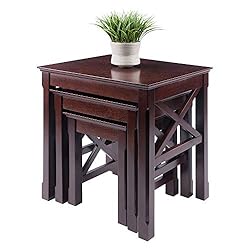Winsome Xola Nesting Tables, Cappuccino