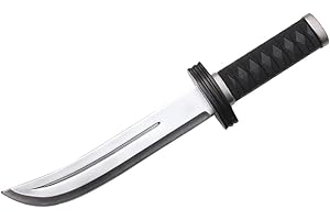 KinStore Medieval Foam Tactical Survival Hunting Knife Dagger LARP Halloween Blade Samurai Ninja Cosplay Costume (C)