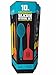 Core Kitchen 10 Piece Silicone Utensil Set in Assorted Colors with Overmold Solid Core