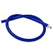 LeLuv Silicone Hose and Male Fitting for Vacuum Pumps Premium Non-Collapsible Slippery 1/4 inch Inside Diameter x 24 inch Length Royal Blue