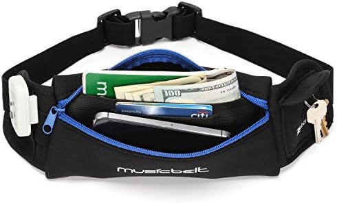 Running Belt By RUNPO(TM),With Bonus Free E-Book, Waist pack, Fanny Pouch, Sports Belt-Lightweight, Water Resistant Waist Bag For Runners, Cyclists, Hikers and Exercise
