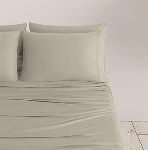 SHEEX Breezy Cooling Sheet Set with 2 Pillowcases, Breathable, Silky-Soft Fabric, Tan, King