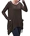 Urban CoCo Women's Plus Size Swing Pocket Tunic Tops Loose Tee Shirts (3XL, Coco)
