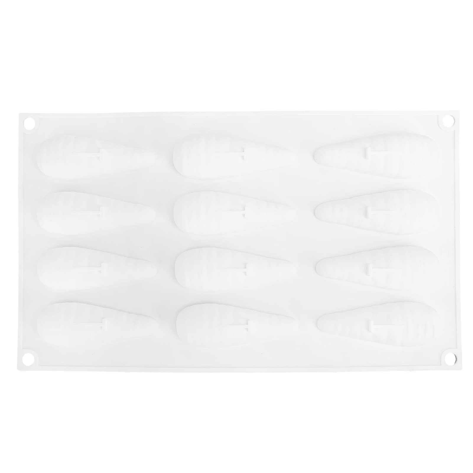 Grid Carrot Shape Mold Carrot Silicone Cake Mould Vegetable French Mousse Mould Chocolate Mould Aromatherapy Candle for Baking Kitchen Home