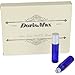 Auperwel DorisMax Blue Glass Bottles,Essential Oil Bottles with Roller Balls and Silver Cap with 3X Dropper Include,10ml(6Pack)