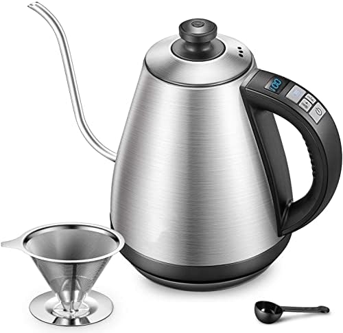 Electric Gooseneck Kettle with Variable Temperature Control