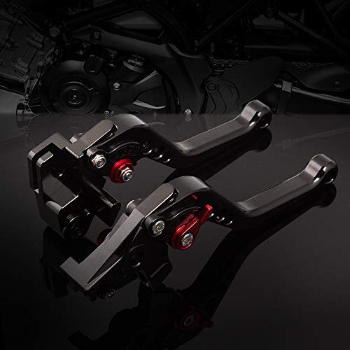image for aikeec Motorcycle CNC Brake and Clutch Levers Short Adjustable Brake C
