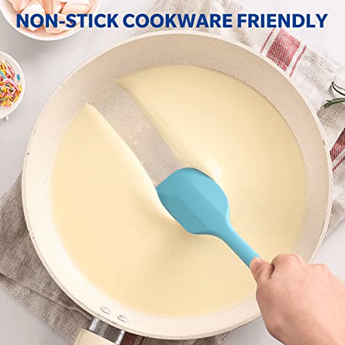 Wanbasion Colorful 5 Piece Rubber Spatula Set Heat Resistant, Silicone