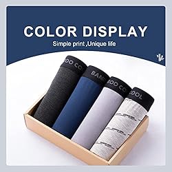 BAMBOO COOL Mens Bamboo Underwear Boxer Briefs