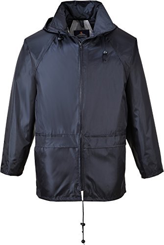 Portwest Men's Classic Rain Jacket 3XL (Chest 54-55in) - Navy