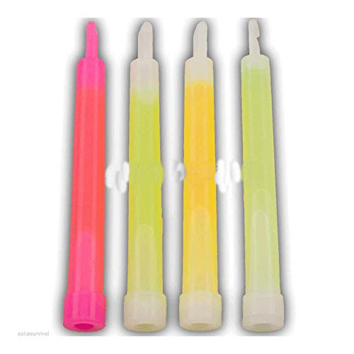 6 Green 12 Hour Light Sticks Glow Camping Survival Emergency Disaster Kits