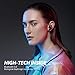 SoundPEATS TruePods True Wireless Earbuds 5.0 Bluetooth Headphones in-Ear Stereo Wireless Earphones with Dual Mic Built-in, Touch Control, One-Step Pairing, Total 20 Hours Play Time