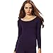 Liang Rou Women's Scoop Neck Ultrathin Underwear Shirt