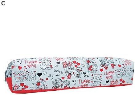 Amazon 水森亜土 ペンケース スリムペンポーチ A B C あどちゃん C 文房具 オフィス用品 文房具 オフィス用品