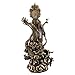 Top Collection Quan Yin on Dragon Statue - Kwan Yin Asian Goddess of Mercy and Compassion in Premium Cold Cast Bronze- 14-Inch Avalokiteshvara Collectible Figurine