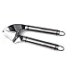 Delidge Stainless Steel Garlic Press & Peeler Set, Silicone Peeler Utensils Cooking Tools