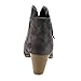 BELLA MARIE AD58 Women's Side Zipper Block Heel Ankle Booties Run 1.5 Size Small