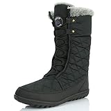 Women's DailyShoes Comfort Round Toe Mid Calf Flat Ankle High Eskimo Winter Fur Snow Boots