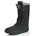 DailyShoes Women's Comfort Round Toe Mid Calf Flat Ankle High Eskimo Winter Fur Snow Boots