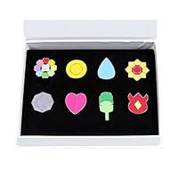 OLIA DESIGN Gym Badges League Pin Gen Set, 8 Pieces