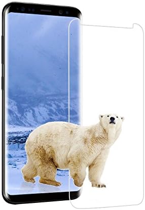 SAIFCASE Samsung Galaxy S8 Screen Protector 3D Curved Tempered [Anti-Bubble][9H Hardness][HD Clear][Anti-Scratch][Case Friendly] Glass Screen Film for Samsung Galaxy S8