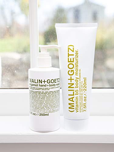 Malin + Goetz Vitamin B5 Body Moisturizer- hydrating body moisturizer for men and women, soothing hydrating natural ingredient lotion for all skin types. cruelty-free,vegan 7.5 Fl Oz