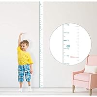 kolymax Height Chart for Kids Growth Chart Ruler Wall Decor For Measuring Kids Boys Girls, White (large 83