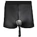 YiZYiF Men's Sexy Seamless Women's Sheer Transparent Thin Underwear Stockings